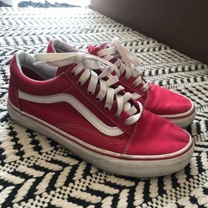 Red Vans Old Skool